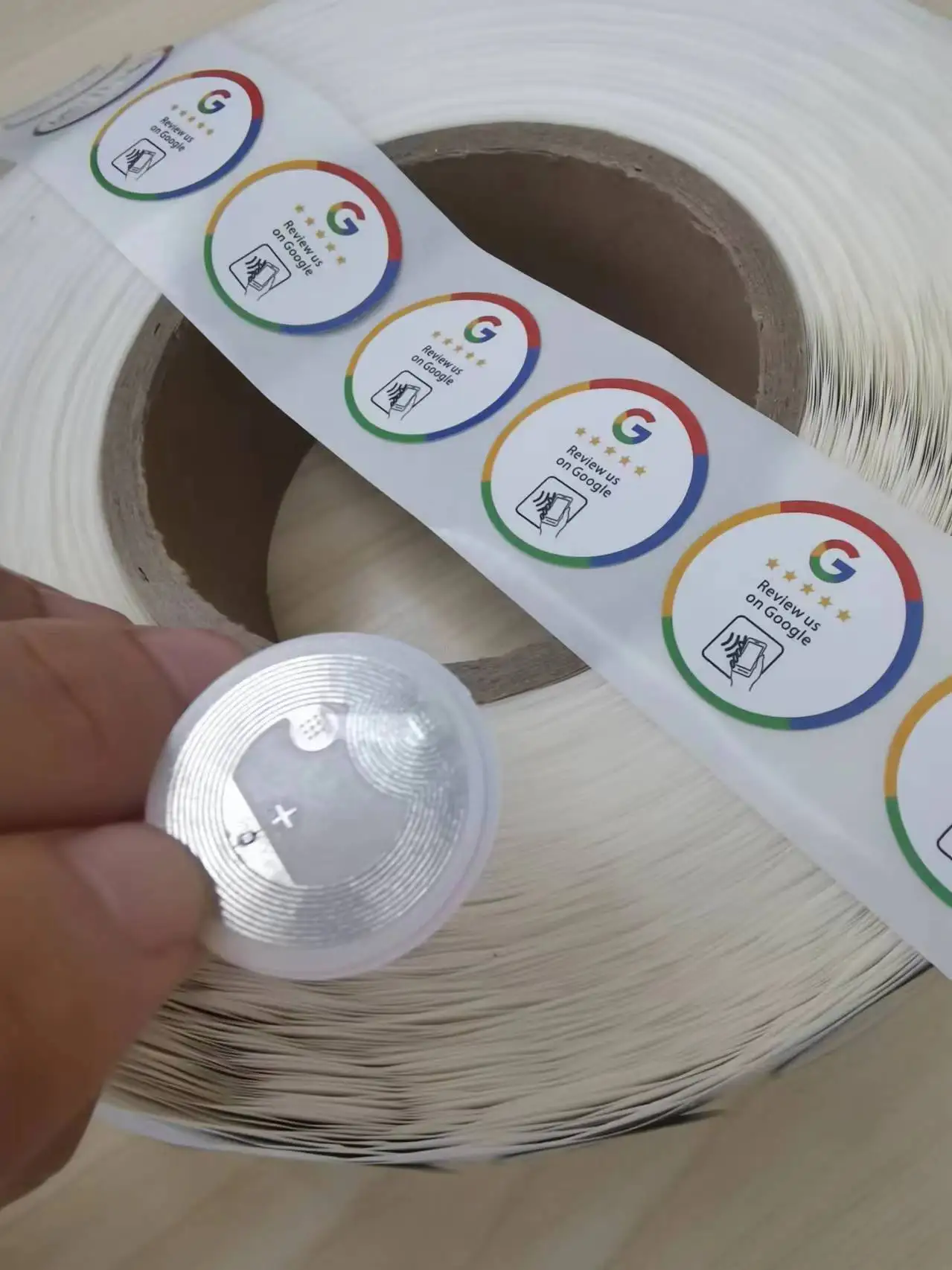 10/50/100Pcs Boost Review NFC Sticker Google Google Review NFC Sticker Increase Your Reviews Google Tap To Review Cards NFC Tag - Image 6