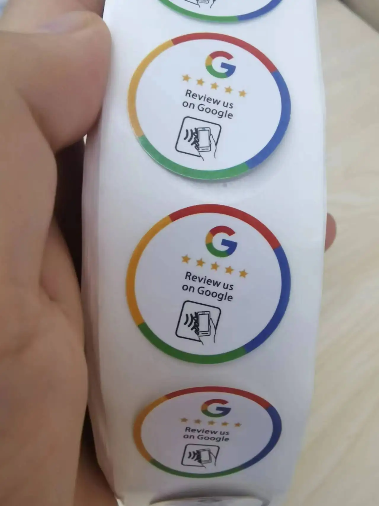 10/50/100Pcs Boost Review NFC Sticker Google Google Review NFC Sticker Increase Your Reviews Google Tap To Review Cards NFC Tag - Image 5