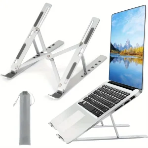 Foldable Laptop Stand Cooling Notebook Bracket Adjustable Ergonomic Laptop Support Base Holder Laptop Tablet Accessories Stands