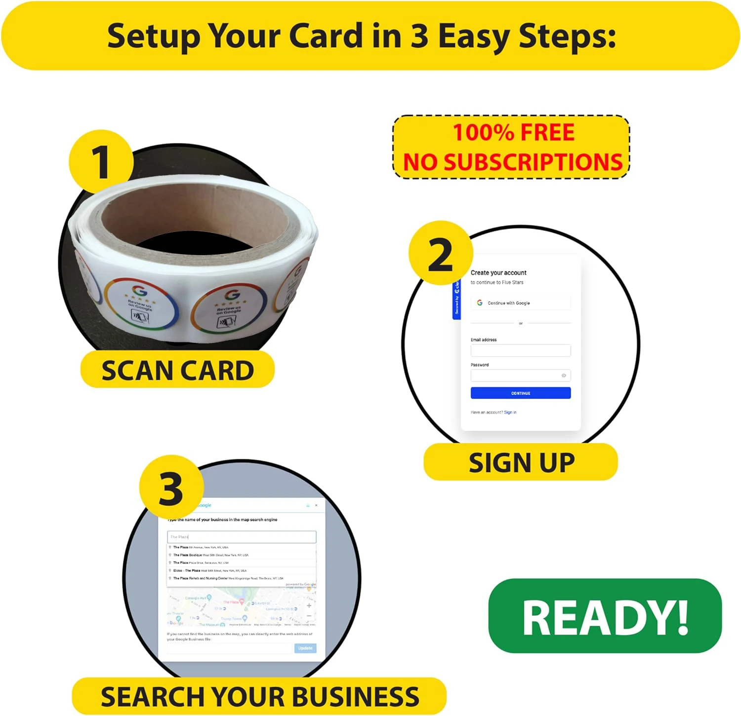 10/50/100Pcs Boost Review NFC Sticker Google Google Review NFC Sticker Increase Your Reviews Google Tap To Review Cards NFC Tag - Image 2